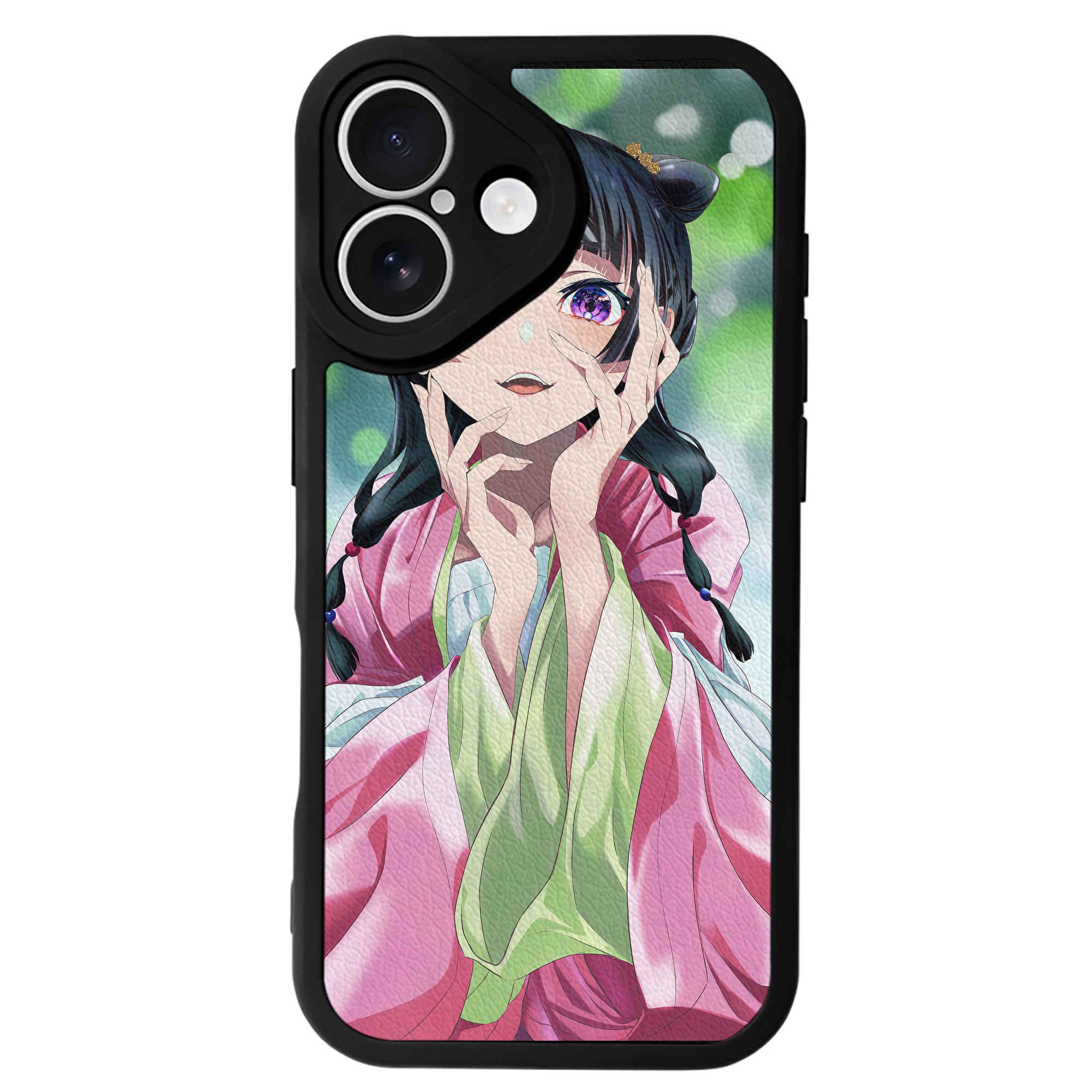 （画像用） 薬屋のひとりごと The Apothecary Diaries 【iPhone 16シリーズ対応】シリコンスマホケース（レザー調） 材質：シリコン